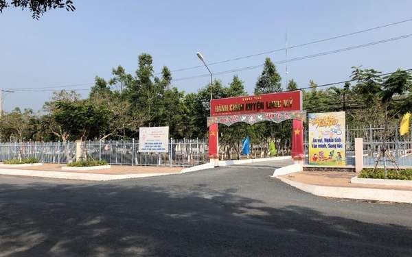 Khu trụ sở Huyện ủy và Hội trường